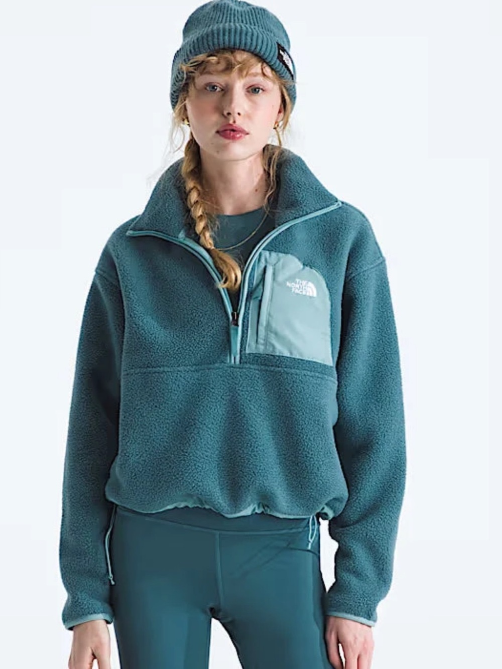 The North Face Yumiori Off Peak 1/2 Zip Fleece Pullover XL Blue Eclipse Space